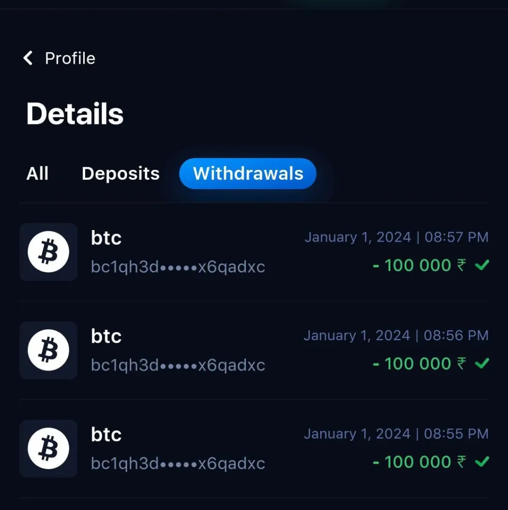 1win withdrawal proof screenshot 5